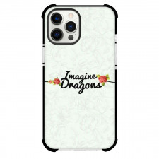 Imagine Dragons Phone Case For iPhone Samsung Galaxy Pixel OnePlus Vivo Xiaomi Asus Sony Motorola Nokia - Imagine Dragons Word Art With Flower