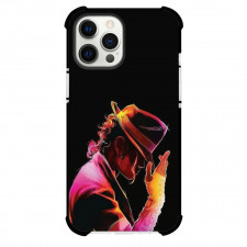Michael Jackson Phone Case For iPhone Samsung Galaxy Pixel OnePlus Vivo Xiaomi Asus Sony Motorola Nokia - Michael Jackson Side Portrait Illustration Black Background