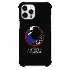 Michael Jackson Phone Case For iPhone Samsung Galaxy Pixel OnePlus Vivo Xiaomi Asus Sony Motorola Nokia - Michael Jackson Smooth Criminal Icon On Black Background