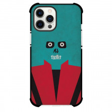 Michael Jackson Phone Case For iPhone Samsung Galaxy Pixel OnePlus Vivo Xiaomi Asus Sony Motorola Nokia - Michael Jackson Thriller Cartoon Art Green Background