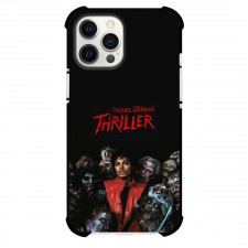 Michael Jackson Phone Case For iPhone Samsung Galaxy Pixel OnePlus Vivo Xiaomi Asus Sony Motorola Nokia - Michael Jackson Thriller Album Cover Art Black Background
