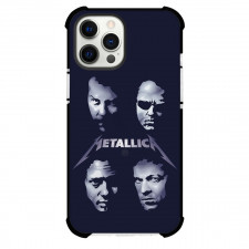 Metallica Phone Case For iPhone Samsung Galaxy Pixel OnePlus Vivo Xiaomi Asus Sony Motorola Nokia - Metallica Black Album Faces Patch