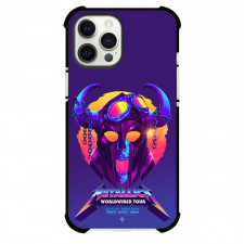 Metallica Phone Case For iPhone Samsung Galaxy Pixel OnePlus Vivo Xiaomi Asus Sony Motorola Nokia - Metallica World Tour 2017 Poster On Purple Background