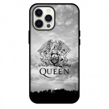 Queen Phone Case For iPhone Samsung Galaxy Pixel OnePlus Vivo Xiaomi Asus Sony Motorola Nokia - Queen Logo On Twilight Sky Scenes