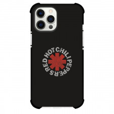 Red Hot Chili Pepper Phone Case For iPhone Samsung Galaxy Pixel OnePlus Vivo Xiaomi Asus Sony Motorola Nokia - Red Hot Chili Pepper Logo On Black Background