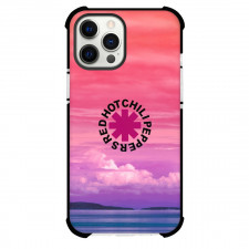 Red Hot Chili Pepper Phone Case For iPhone Samsung Galaxy Pixel OnePlus Vivo Xiaomi Asus Sony Motorola Nokia - Red Hot Chili Pepper Logo On Red Sky