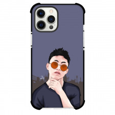 Rich Brian Phone Case For iPhone Samsung Galaxy Pixel OnePlus Vivo Xiaomi Asus Sony Motorola Nokia - Rich Brian Purple Portrait Wpap Pop Art