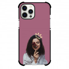 Selena Gomez Phone Case For iPhone Samsung Galaxy Pixel OnePlus Vivo Xiaomi Asus Sony Motorola Nokia - Selena Gomez Pink Holding Rose Portrait