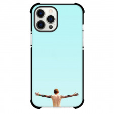 Ed Sheeran Phone Case For iPhone Samsung Galaxy Pixel OnePlus Vivo Xiaomi Asus Sony Motorola Nokia - Ed Sheeran Back View On Blue Background