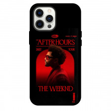 The Weeknd Phone Case For iPhone Samsung Galaxy Pixel OnePlus Vivo Xiaomi Asus Sony Motorola Nokia - The Weeknd The After Hour World Tour Poster Red And Black