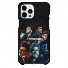 The Weeknd Phone Case For iPhone Samsung Galaxy Pixel OnePlus Vivo Xiaomi Asus Sony Motorola Nokia - The Weeknd Portrait Various Looks On Black Background