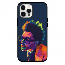 The Weeknd Phone Case For iPhone Samsung Galaxy Pixel OnePlus Vivo Xiaomi Asus Sony Motorola Nokia - The Weeknd Wpap Pop Art On Telish Blue Background