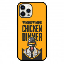 PUBG Phone Case For iPhone Samsung Galaxy Pixel OnePlus Vivo Xiaomi Asus Sony Motorola Nokia - PUBG Chicken Poster Orange Background