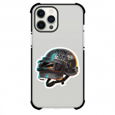 PUBG Phone Case For iPhone Samsung Galaxy Pixel OnePlus Vivo Xiaomi Asus Sony Motorola Nokia - PUBG Helmet Born to Loot Sticker Art