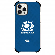 Rugby Scotland National Rugby Union Phone Case For iPhone Samsung Galaxy Pixel OnePlus Vivo Xiaomi Asus Sony Motorola Nokia - Team Logo On Blue Background
