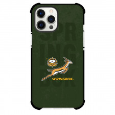 Rugby South Africa National Rugby Union Phone Case For iPhone Samsung Galaxy Pixel OnePlus Vivo Xiaomi Asus Sony Motorola Nokia - Team Logo On Green Background