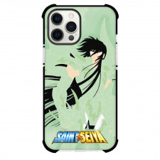 Saint Seiya Dragon Shiryu Phone Case For iPhone Samsung Galaxy Pixel OnePlus Vivo Xiaomi Asus Sony Motorola Nokia - Dragon Shiryu Minimalist On Green Background