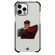 Street Fighter M. Bison Phone Case For iPhone Samsung Galaxy Pixel OnePlus Vivo Xiaomi Asus Sony Motorola Nokia - M. Bison Smiling