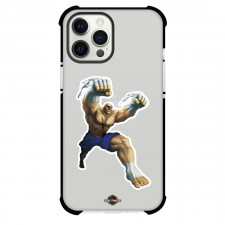 Street Fighter Sagat Phone Case For iPhone Samsung Galaxy Pixel OnePlus Vivo Xiaomi Asus Sony Motorola Nokia - Sagat Fighting Pose Sticker