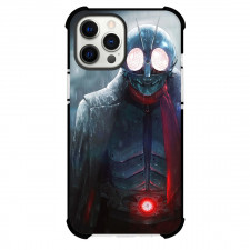 Shin Kamen Rider Phone Case For iPhone Samsung Galaxy Pixel OnePlus Vivo Xiaomi Asus Sony Motorola Nokia - Shin Kamen Rider Portrait Raining Background