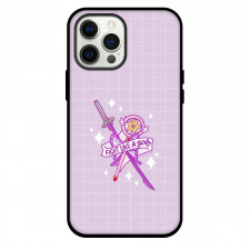 Sailor Moon Phone Case For iPhone Samsung Galaxy Pixel OnePlus Vivo Xiaomi Asus Sony Motorola Nokia - Sailor Moon Fight Like A Girl Purple Background