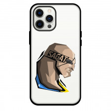 Street Fighter Sagat Phone Case For iPhone Samsung Galaxy Pixel OnePlus Vivo Xiaomi Asus Sony Motorola Nokia - Sagat PopHead Minimalist Art