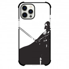 Star Wars Darth Vader Phone Case For iPhone Samsung Galaxy Pixel OnePlus Vivo Xiaomi Asus Sony Motorola Nokia - Darth Vader With Lightsaber Grayscale Art