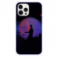 Star Wars Darth Vader Phone Case For iPhone Samsung Galaxy Pixel OnePlus Vivo Xiaomi Asus Sony Motorola Nokia - Darth Vader With Lightsaber Planet Background