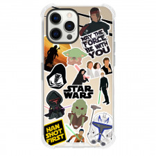 Star Wars Phone Case For iPhone Samsung Galaxy Pixel OnePlus Vivo Xiaomi Asus Sony Motorola Nokia - Star Wars Characters Mania Sticker Collage Icons