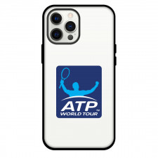 Tennis Phone Case For iPhone Samsung Galaxy Pixel OnePlus Vivo Xiaomi Asus Sony Motorola Nokia - ATP World Tour Logo Blue Background
