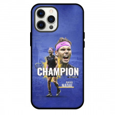 Rafael Nadal Phone Case For iPhone Samsung Galaxy Pixel OnePlus Vivo Xiaomi Asus Sony Motorola Nokia - Rafael Nadal US Open Champion Blue Background