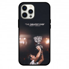 Roger Federer Phone Case For iPhone Samsung Galaxy Pixel OnePlus Vivo Xiaomi Asus Sony Motorola Nokia - Roger Federer Holding Trophy The Greatest Ever