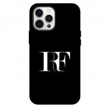 Roger Federer Phone Case For iPhone Samsung Galaxy Pixel OnePlus Vivo Xiaomi Asus Sony Motorola Nokia - Roger Federer Logo In Black Background