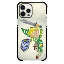 The Legend of Zelda Link Phone Case For iPhone Samsung Galaxy Pixel OnePlus Vivo Xiaomi Asus Sony Motorola Nokia - Link Typography Poster
