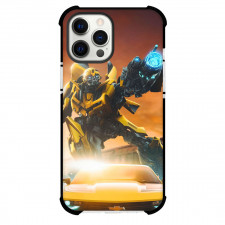 Transformers Bumblebee Phone Case For iPhone Samsung Galaxy Pixel OnePlus Vivo Xiaomi Asus Sony Motorola Nokia - Bumblebee Standing On Chevrolet Camaro