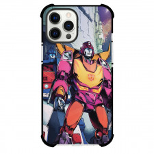 Transformers Phone Case For iPhone Samsung Galaxy Pixel OnePlus Vivo Xiaomi Asus Sony Motorola Nokia - Red Hot and Optimus Prime Standing Together