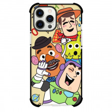 Toy Story Phone Case For iPhone Samsung Galaxy Pixel OnePlus Vivo Xiaomi Asus Sony Motorola Nokia - Woody Aliens Mr Potato Head And Buzz Lightyear Chibi Art