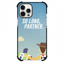 Toy Story Woody And Buzz Lightyear Phone Case For iPhone Samsung Galaxy Pixel OnePlus Vivo Xiaomi Asus Sony Motorola Nokia - Woody And Buzz So Long Partner Quote