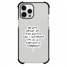 Friends TV Show Chandler Bing Phone Case For iPhone Samsung Galaxy Pixel OnePlus Vivo Xiaomi Asus Sony Motorola Nokia - Chandler Bing I'm Not Great At Advice But Can I Interest You In A Sarcastic Comment