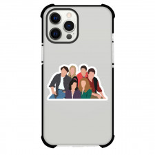 Friends TV Show Phone Case For iPhone Samsung Galaxy Pixel OnePlus Vivo Xiaomi Asus Sony Motorola Nokia - Friends TV Show Characters Minimalist Sticker Art