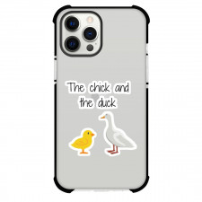 Friends TV Show Phone Case For iPhone Samsung Galaxy Pixel OnePlus Vivo Xiaomi Asus Sony Motorola Nokia - Friends TV Show Pets The Chick And The Duck Cartoon Sticker Art