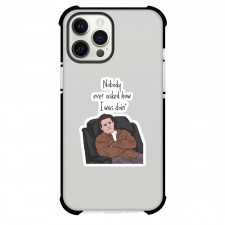 Friends TV Show Joey Tribbiani Phone Case For iPhone Samsung Galaxy Pixel OnePlus Vivo Xiaomi Asus Sony Motorola Nokia - Joey Tribbiani Nobody Ever Asked How I Was Doin' Minimalist Sticker Art