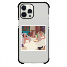 Friends TV Show Phone Case For iPhone Samsung Galaxy Pixel OnePlus Vivo Xiaomi Asus Sony Motorola Nokia - Friends TV Show Monica Rachel Phoebe Wearing Wedding Dress Sticker