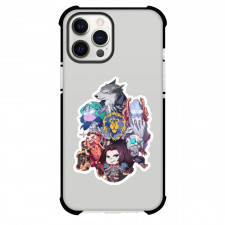 World Of Warcraft Phone Case For iPhone Samsung Galaxy Pixel OnePlus Vivo Xiaomi Asus Sony Motorola Nokia - World Of Warcraft The Chibi Horde Sticker Art