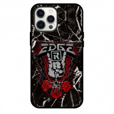 WWE Edge Phone Case For iPhone Samsung Galaxy Pixel OnePlus Vivo Xiaomi Asus Sony Motorola Nokia - Edge Logo On Black Marble Texture