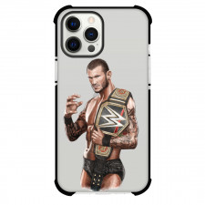 WWE Randy Orton Phone Case For iPhone Samsung Galaxy Pixel OnePlus Vivo Xiaomi Asus Sony Motorola Nokia - Randy Orton Sketch With Championship Belt In White Background