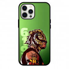 WWE Rey Mysterio Phone Case For iPhone Samsung Galaxy Pixel OnePlus Vivo Xiaomi Asus Sony Motorola Nokia - Rey Mysterio 619 Side Portrait On Green Background
