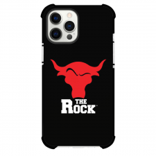 WWE The Rock Phone Case For iPhone Samsung Galaxy Pixel OnePlus Vivo Xiaomi Asus Sony Motorola Nokia - The Rock Logo Black Background