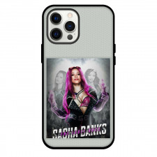 WWE Sasha Banks Phone Case For iPhone Samsung Galaxy Pixel OnePlus Vivo Xiaomi Asus Sony Motorola Nokia - Sasha Banks The Legit Boss Gray Background