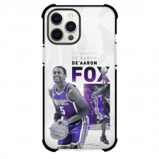 NBA De Aaron Fox Phone Case For iPhone Samsung Galaxy Pixel OnePlus Vivo Xiaomi Asus Sony Motorola Nokia - De Aaron Fox Standing Gray Background